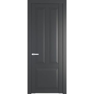Межкомнатная дверь 1.8.1PD графит глухая