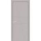 Фото межкомнатной двери эмаль Текона Смальта-Лайн 02 агат RAL 7044 глухая