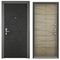 Входная стальная дверь Torex Ultimatum Next NT-3 чёрная шагрень NT-1 дуб песок