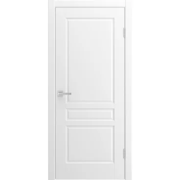 Межкомнатная дверь Бриз белая эмаль глухая