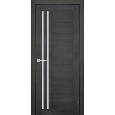 Межкомнатная дверь экошпон Мариам Техно-738 грей стекло сатинат белый