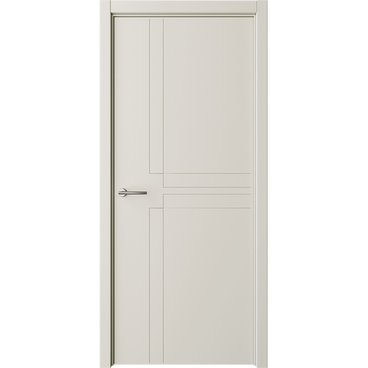 Межкомнатная дверь эмаль Albero Геометрия 3 латте глухая