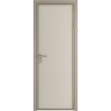 Алюминиевая межкомнатная дверь 1AP никель матовый перламутр белый элегант
