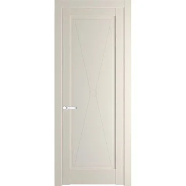 Межкомнатная дверь 1.1.1PM кремовая магнолия глухая