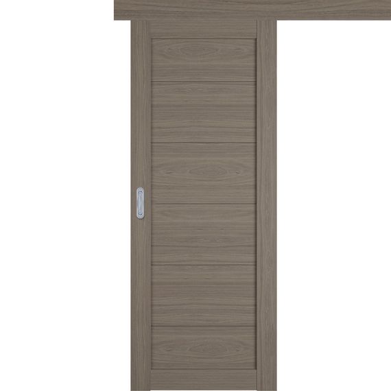 Фото обратной стороны двери купе 501.2 орех с зеркалом с одной стороны