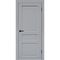 Межкомнатная дверь эмалит Классик 3 светло-серый глухая