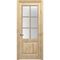 Межкомнатная дверь массив дуба без сучка Дверцов Ливорно ПО-6 остеклённая