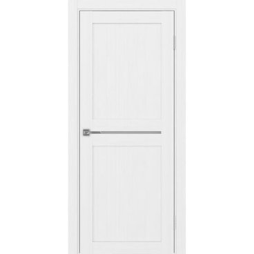 Межкомнатная дверь экошпон Турин 520.121 белый лёд остеклённая