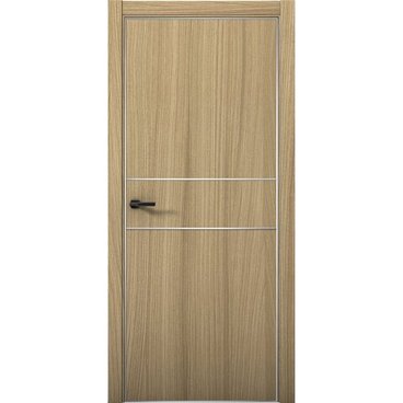 Межкомнатная дверь Плутоний 3 дуб светлый глухая