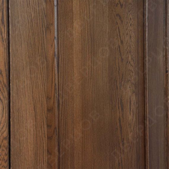 Фотография межкомнатной двери массив дуба без сучка Дверцов Кастро остеклённая дуб табак в деталях 7