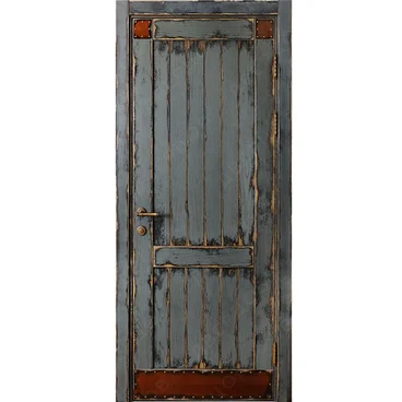 Межкомнатная дверь массив дуба Лофт Палермо глухая