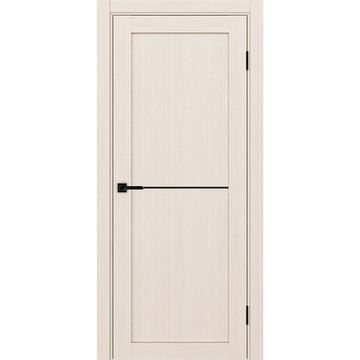 Межкомнатная дверь экошпон Турин 502АПП.11 ясень перламутровый с молдингом