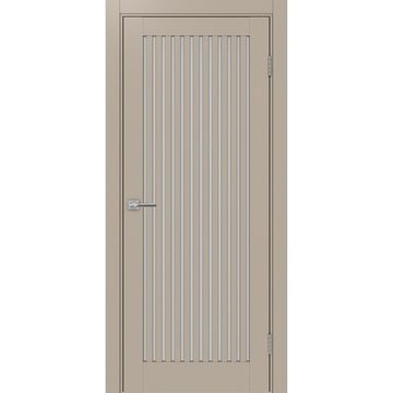 Межкомнатная дверь экошпон Турин 543.2 мокко остеклённая