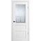Фото межкомнатной двери экошпон Profilo Porte PSU-39 белая остеклённая
