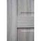 Межкомнатная дверь экошпон Классик 2 неаполь дымчатый остеклённая