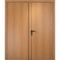 Дверь противопожарная деревянная двупольная ПВХ EI60 миланский орех