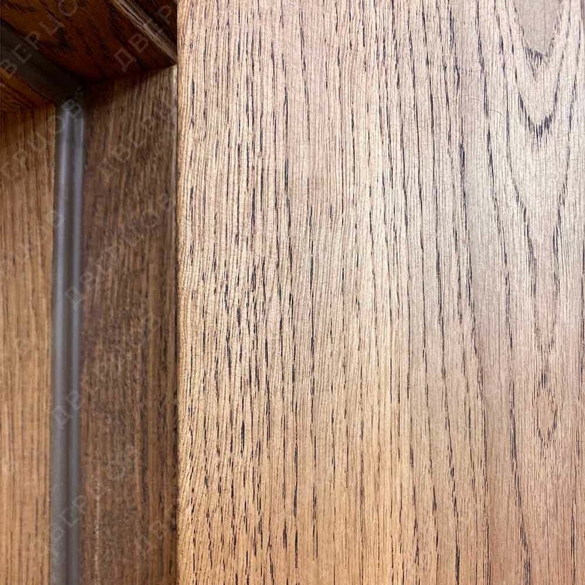 Фото межкомнатной двери из массива дуба без сучка Дверцов Болонья ПО-1 остеклённая тон 146 в деталях №7