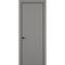 Фото межкомнатной двери керамик MN 1 серый глухая