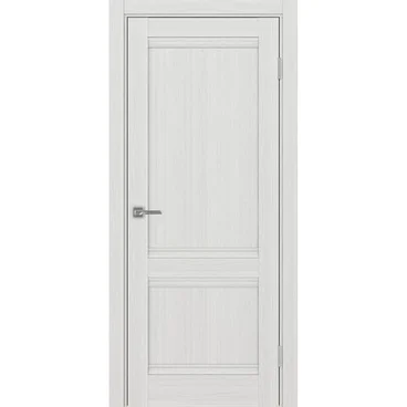 Межкомнатная дверь экошпон Турин 502U.11 ясень серебристый глухая