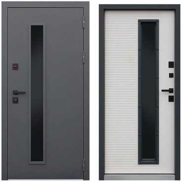 Входная уличная дверь Trento с окном