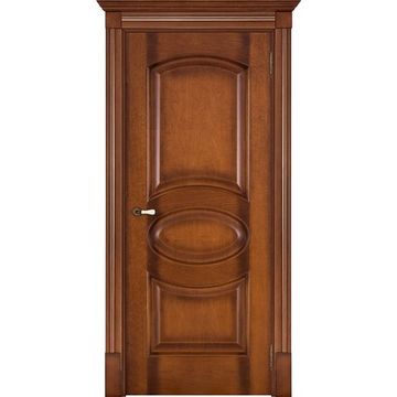 Межкомнатная дверь шпонированная Porte Vista Соло Флоренция светлый мёд глухая