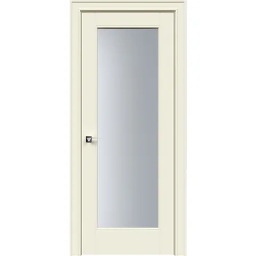 Межкомнатная дверь эмаль Дельта RAL 9001 остеклённая
