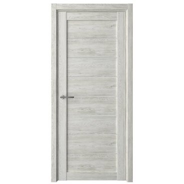 Межкомнатная дверь Сеул эко-шпон дуб нордик со стеклом