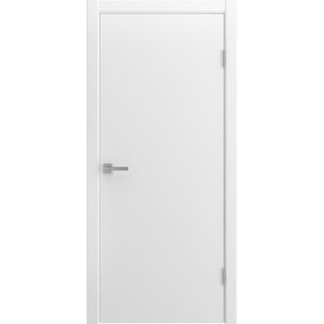 Межкомнатная дверь Флэт белая эмаль RAL 9016 глухая