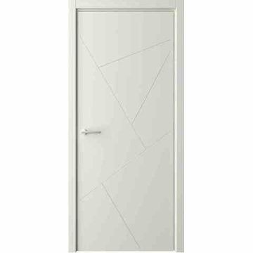 Межкомнатная дверь эмаль Albero Геометрия 2 латте глухая