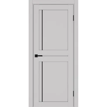 Межкомнатная дверь экошпон Турин 523АПП.111 пепельный с молдингом