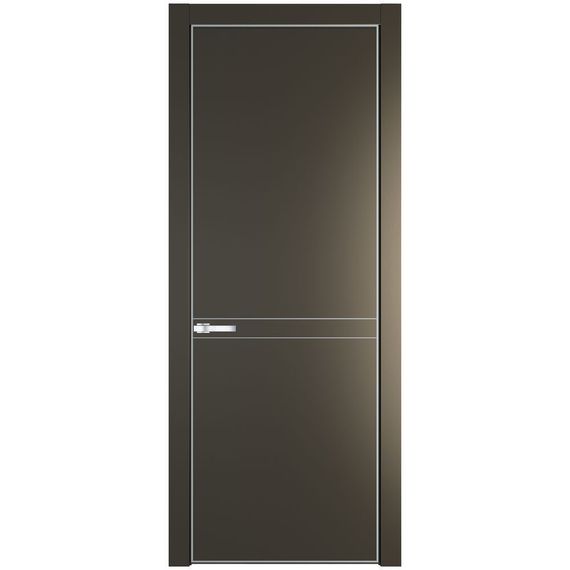 Межкомнатная дверь эмаль Profil Doors 11PA перламутр бронза глухая