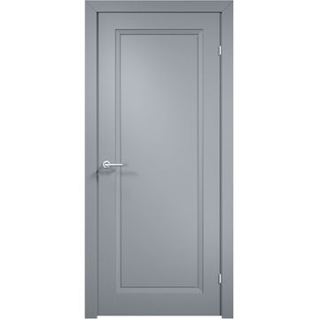 Межкомнатная дверь эмаль Дверцов Модена 1 RAL 7047 глухая