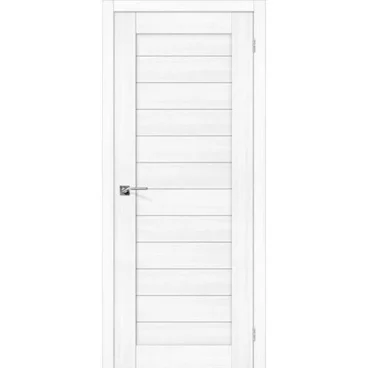 Межкомнатная дверь экошпон Bravo Порта-21 snow veralinga глухая