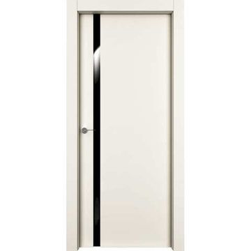 Межкомнатная дверь эмаль Батис V латте глухая