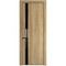 Межкомнатная дверь 18NA дуб карамель остеклённая