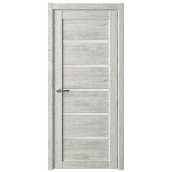 Фото двери Вена экошпон дуб нордик со стеклом