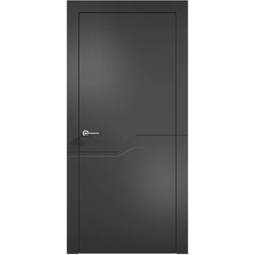 Межкомнатная дверь эмаль Дверцов Тиволи 5 RAL 9004 глухая