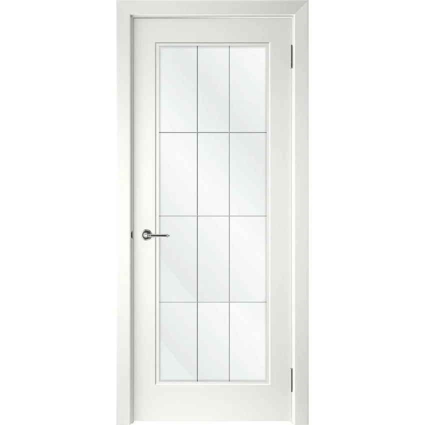 Межкомнатная дверь эмаль Левел-1 белая глухая