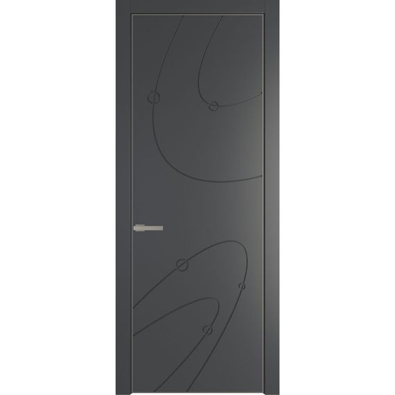 Межкомнатная дверь 5PA графит глухая