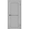 Межкомнатная дверь эмалит Сигма 26.1 светло-серый остеклённая