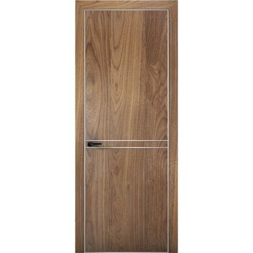 Межкомнатная дверь Плутоний 9 орех пекан глухая