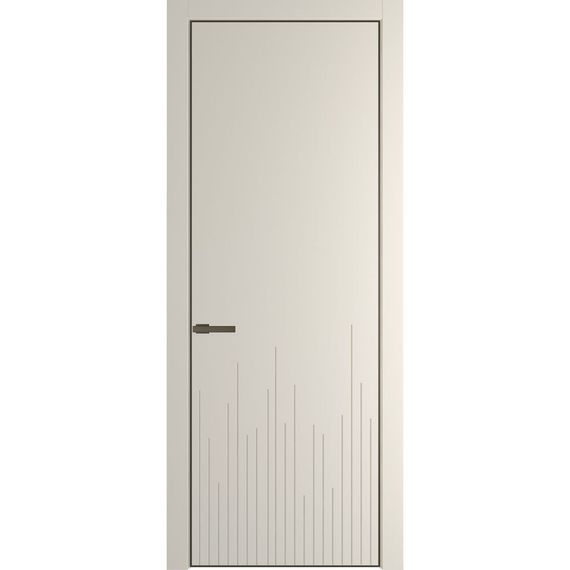 Межкомнатная дверь 7PA кремовая магнолия глухая