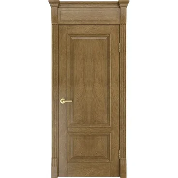 Межкомнатная дверь шпон Лондон дуб янтарный глухая