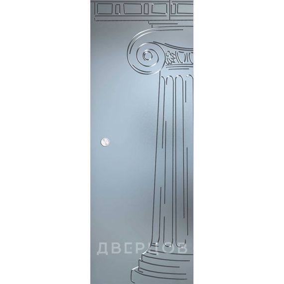 Фото стеклянной раздвижной двери Капитель