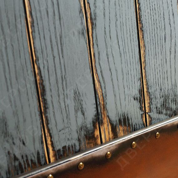 Межкомнатная дверь массив дуба Лофт Палермо глухая