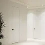 Фото скрытой двери эконом с алюминиевой кромкой