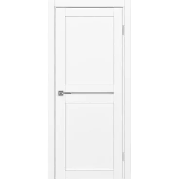 Межкомнатная дверь экошпон Турин 520.121 белый снежный остеклённая