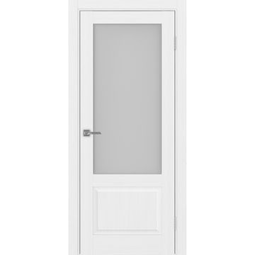 Межкомнатная дверь Тоскана 640.21 белый лёд со стеклом