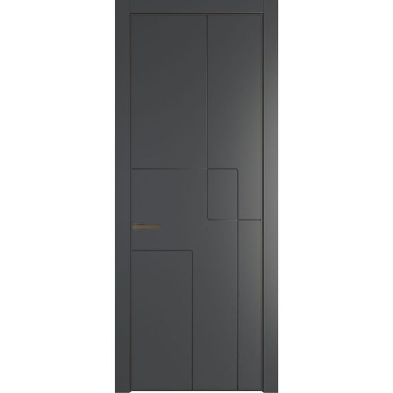Межкомнатная дверь 3PA графит глухая