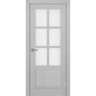 Межкомнатная дверь Тоскана 641.2221 серый дуб со стеклом
